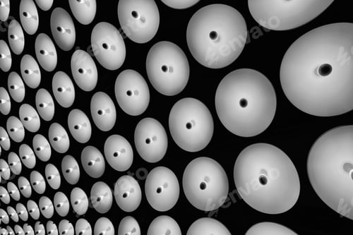 Preview: "Play Of Patterns And Lines" Ceiling Of One Of The Buildings In New York City.