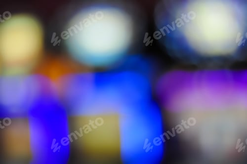 Preview: Blur Focus In Casino. Abstract Background In Vegas Nevada. Blur Background.