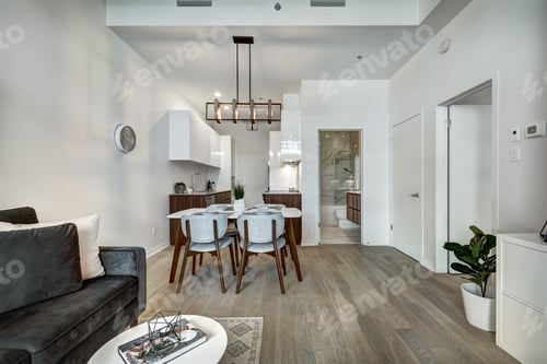 Preview: Canadian Style Luxury Furnished Staged Brand New Apartment In The Apartment Building With The