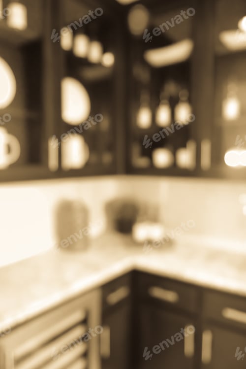 Preview: Blurred Luxurious Interior, Abstract Blur Background For Web Design