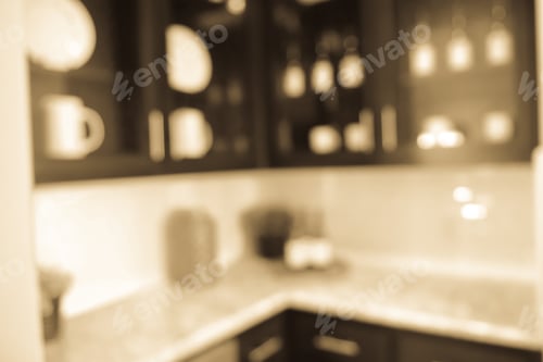 Preview: Blurred Luxurious Interior, Abstract Blur Background For Web Design