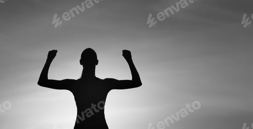 Preview: Strong Fit Female Flexing Arms.
