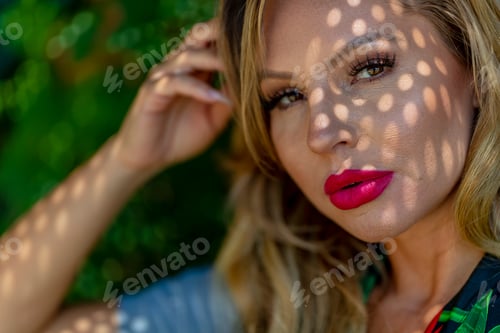 Preview: A Beautiful Blonde Model Posing In An Indoor Environment