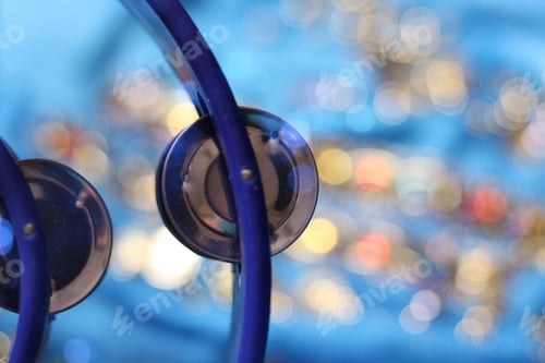 Preview: Tambourine With Belly Dance In Background Shallow Dof