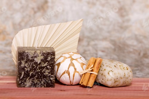 Preview: Various Spa Objects On Antique Background