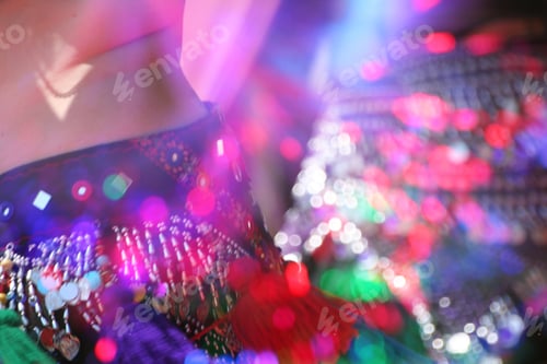Preview: Motion Blur Belly Dancer Close-Up
