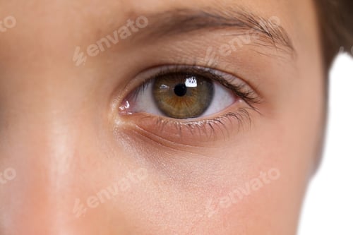 Preview: Close-Up Of Boy With Hazel Eyes