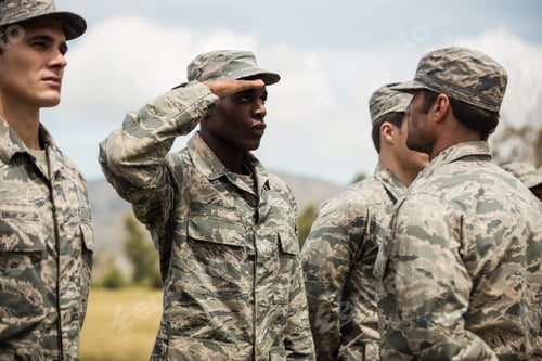 Preview: Military Trainer Giving Training To Military Soldier At Boot Camp