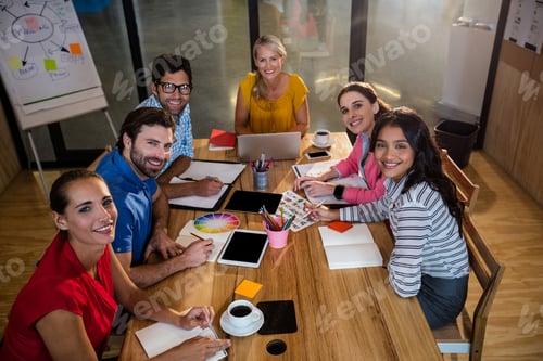 Preview: Casual Business Team Having A Meeting In The Office