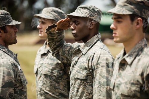 Preview: Military Trainer Giving Training To Military Soldier At Boot Camp