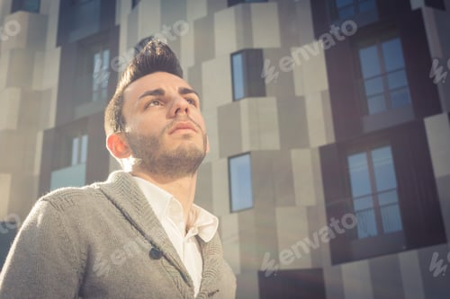 Preview: Portrait Of A Handsome Young Man With Beard