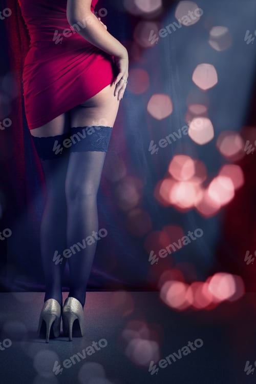 Preview: Sexy Woman Dancing On A Nightclub Scene.