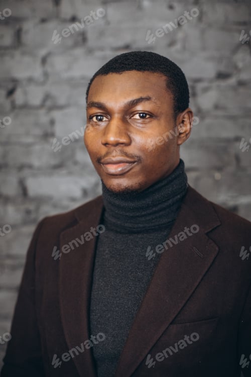 Preview: Handsome African American Businessman In A Modern Office.
