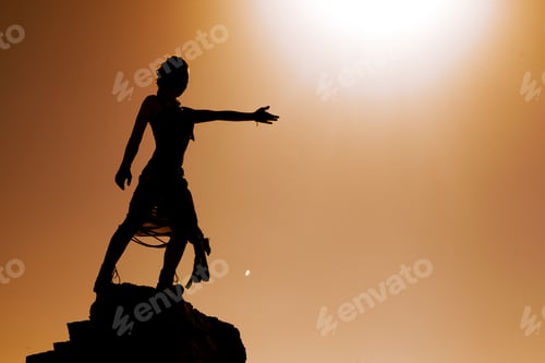 Preview: Woman Standing Agains The Sun