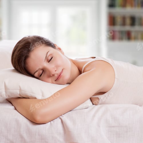 Preview: Beautiful Girl Sleeps In The Bedroom