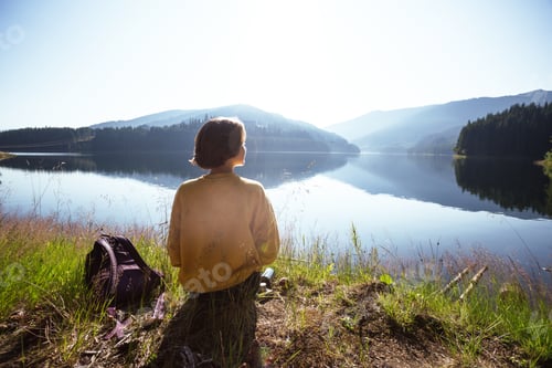 Preview: Summer - Girl On A Picnic By The Lake. Lacul Vidra, Romania