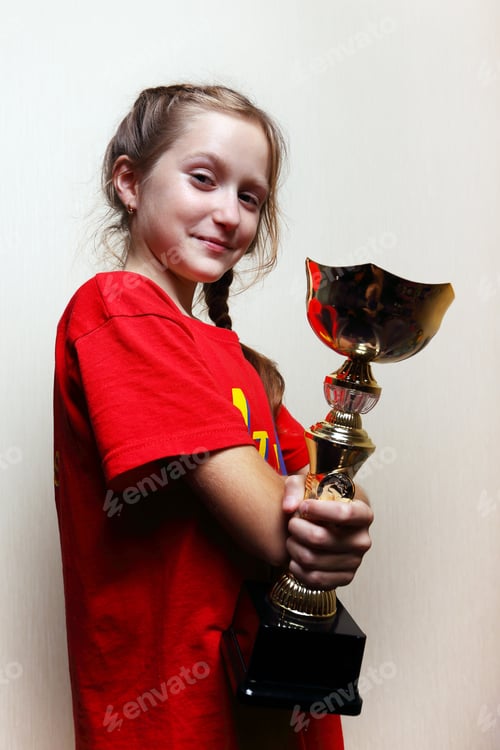 Preview: Teenager Girl With Sports Cup