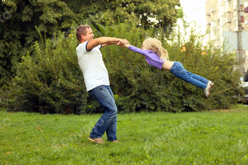 Preview: Daddy With Daughter At The Park
