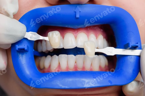 Preview: Procedure For Comparing The Color Shades Of Teeth After Bleaching