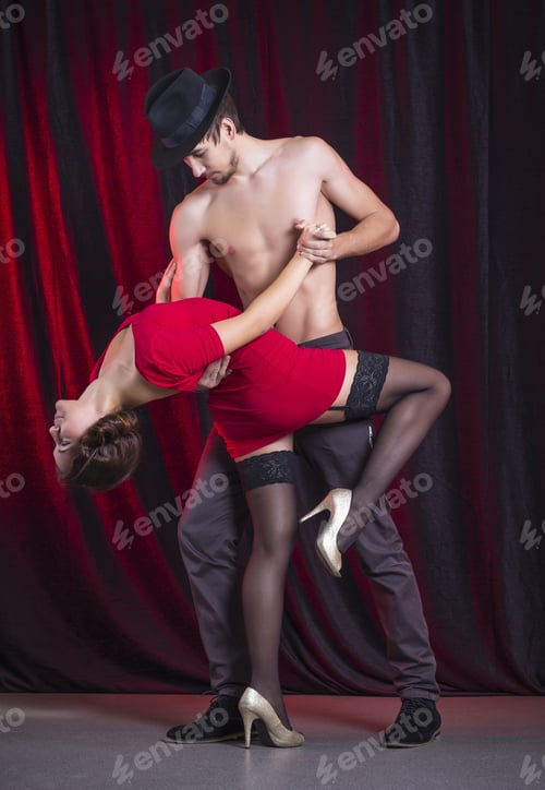 Preview: Man And A Woman In The Most Romantic Dance: Tango.