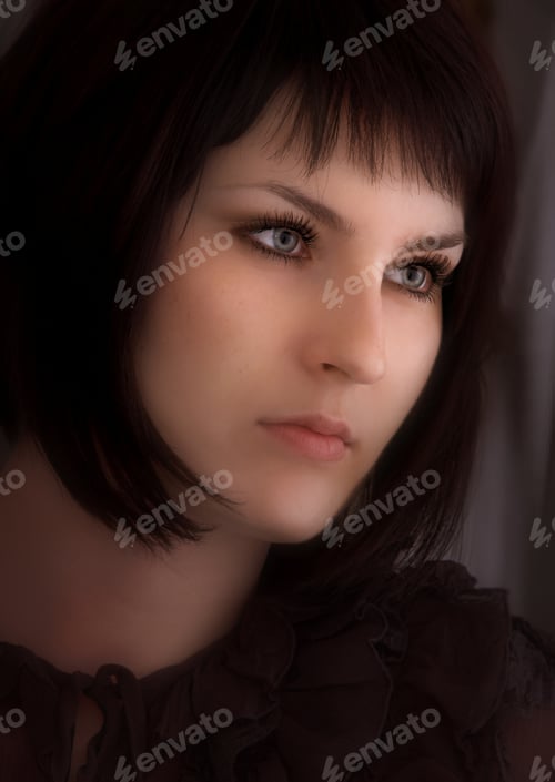 Preview: Portrait Of Young Girl In Studio