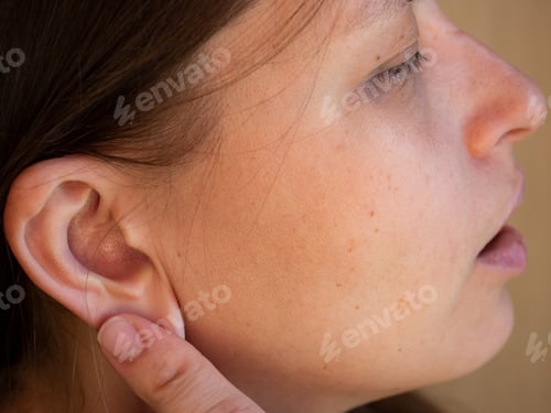 Preview: Beautiful Small Female Ear Close Up