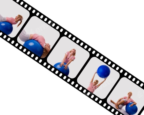 Preview: Fitness Collection In Film Stripe Slide.