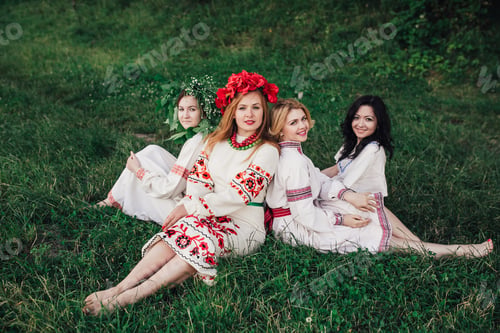 Preview: Young Pagan Slavic Girl Conduct Ceremony On Midsummer