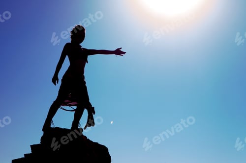 Preview: Woman Standing Agains The Sun
