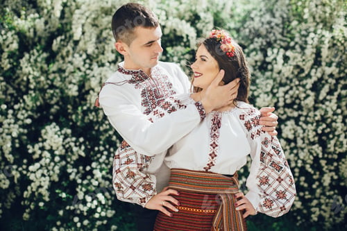 Preview: Beautiful Ukrainian Couple Posing In Nature And Monuments Of Ukraine