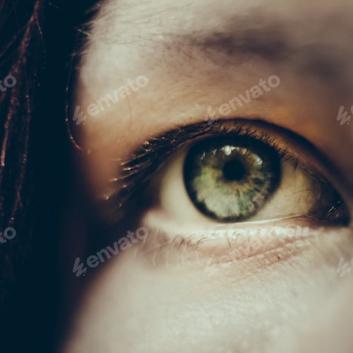 Preview: Closeup Macro Of Green Eye