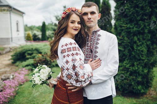 Preview: Beautiful Ukrainian Couple Posing In Nature And Monuments Of Ukraine