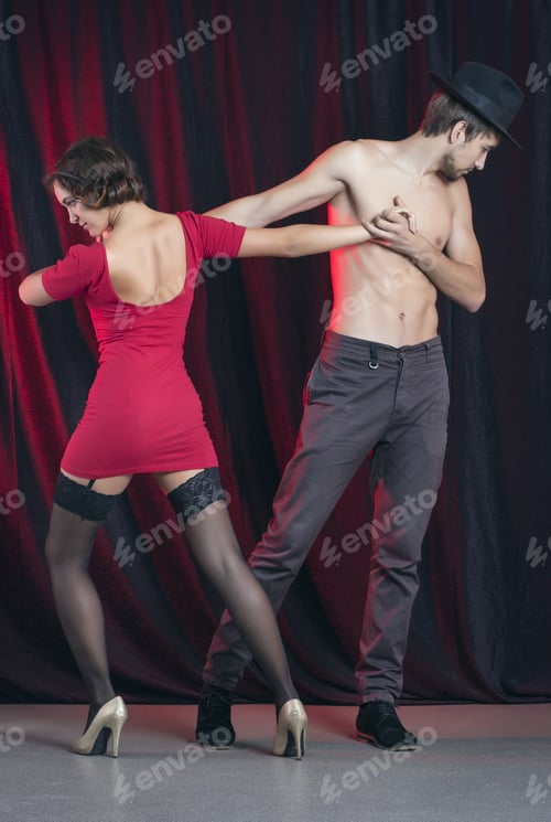 Preview: Man And A Woman In The Most Romantic Dance: Tango.
