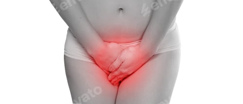 Preview: Woman Has Pain In The Genital Area And Ovarian