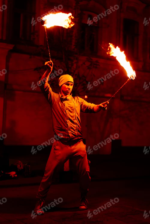 Preview: The Guy On The Street Turns A Torch Of Fire