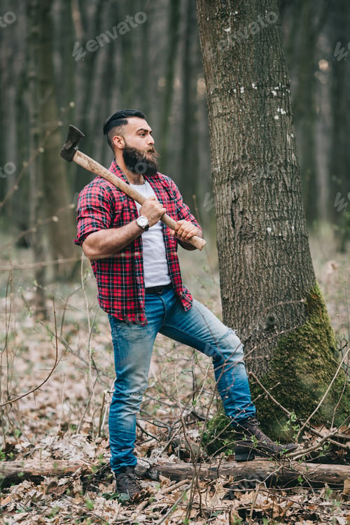 Preview: Bearded Man. Lumberjack.