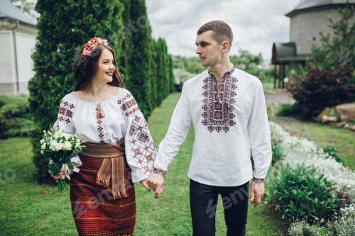 Preview: Beautiful Ukrainian Couple Posing In Nature And Monuments Of Ukraine