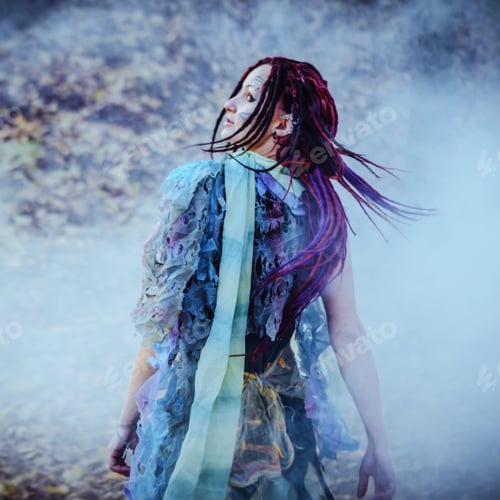 Preview: Elf Woman In A Magical Autumn Forest