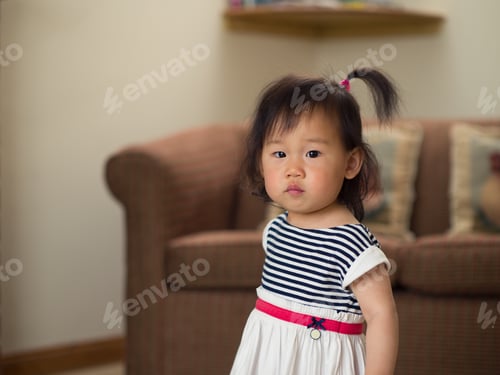 Preview: Baby Girl Playing Toy At Home