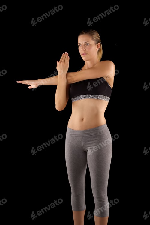 Preview: Woman Doing Stretching Exercises