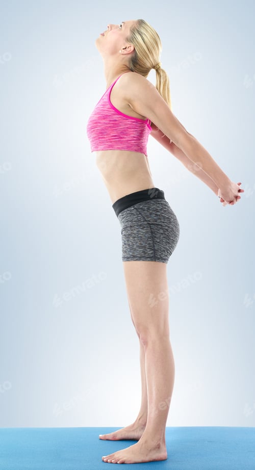 Preview: Woman Making Pilates Mat Exercises.