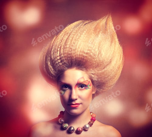 Preview: A Beautiful Woman In The Autumn Image.