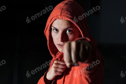 Preview: Fitness Sporty Exercising Active Woman, Workout Practicing Recreation Training Female