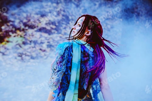 Preview: Elf Woman In A Magical Autumn Forest