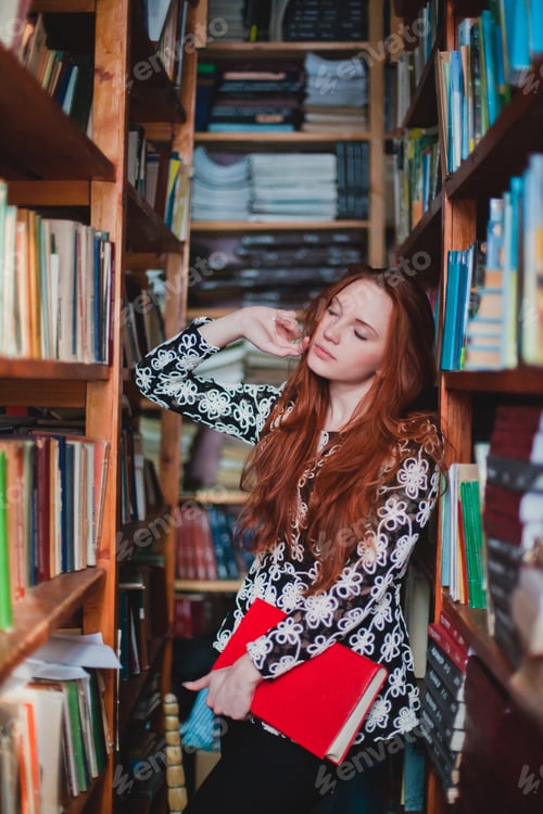 Preview: Girl In A Library