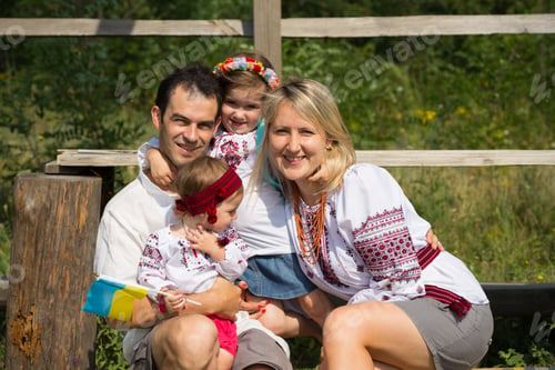 Preview: Ukrainian Family At The Outdoor