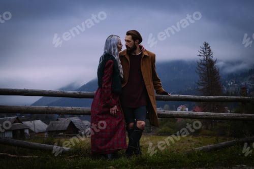 Preview: Loving Couple In The Autumn Mountains