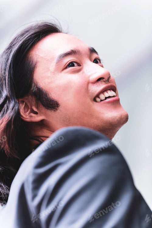 Preview: Side Portrait Of Asian Male Model
