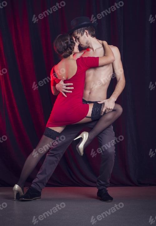 Preview: Man And A Woman In The Most Romantic Dance: Tango.