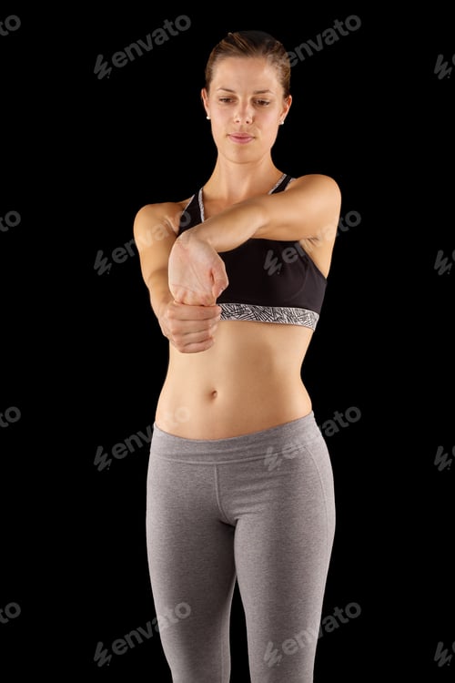 Preview: Woman Doing Stretching Exercises